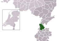 Map - NL - Municipality code 1883 (2009)